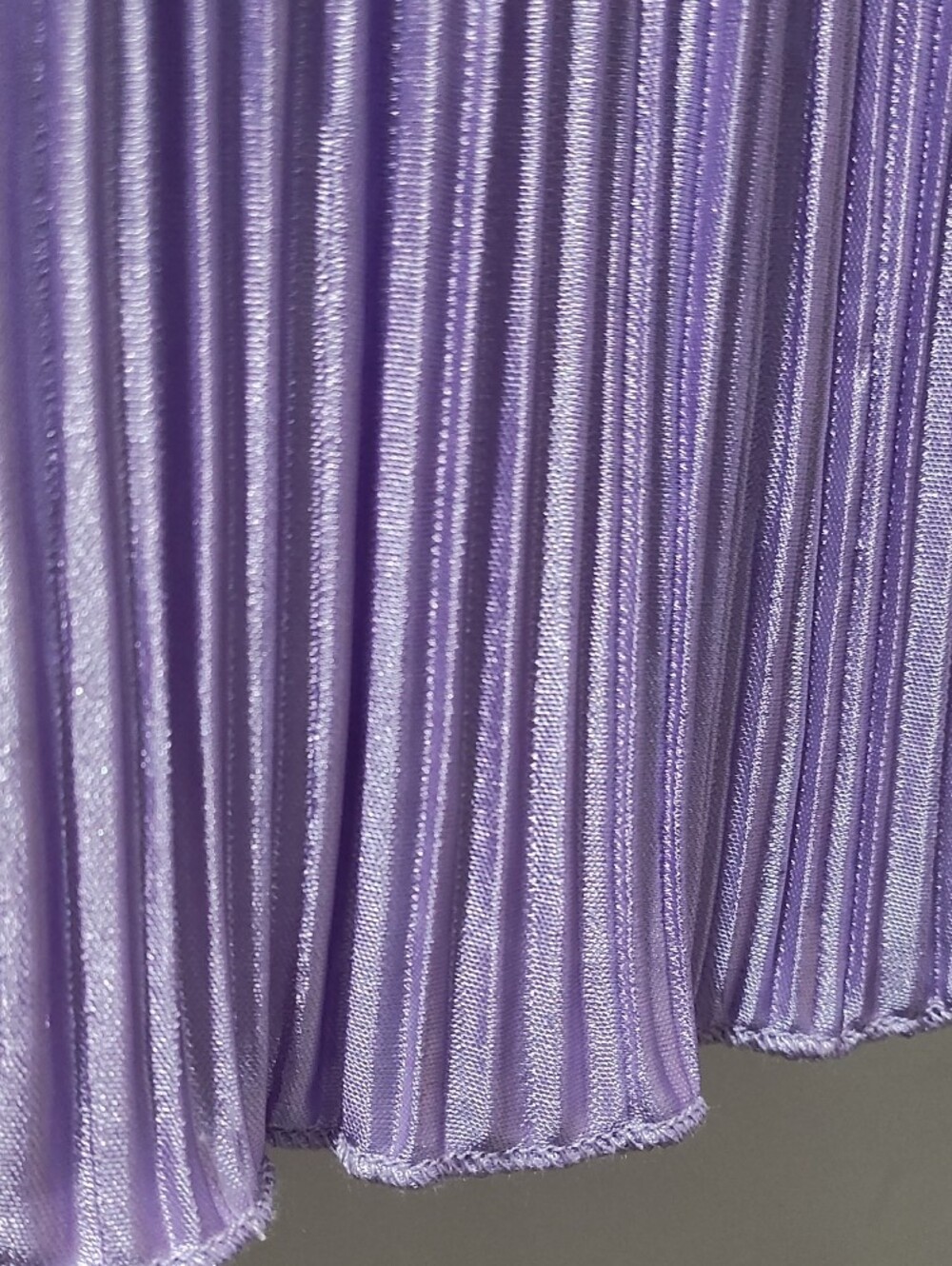 SHEIN Lavender Pleated Halter Mini Dress - Picture 6 of 11